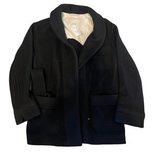 Aritzia Wilfred Tie Front Black Jacket